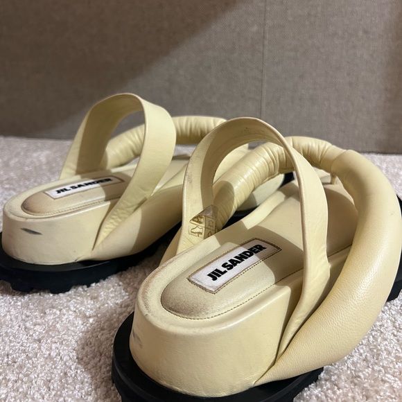 Jill Sander sandals yellow 7 - Picture 6 of 10